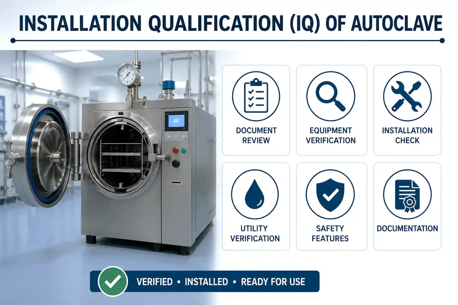 Installation Qualification of Autoclave