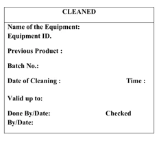 Cleaned Label 