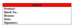 Pharmaceutical Labeling SOP