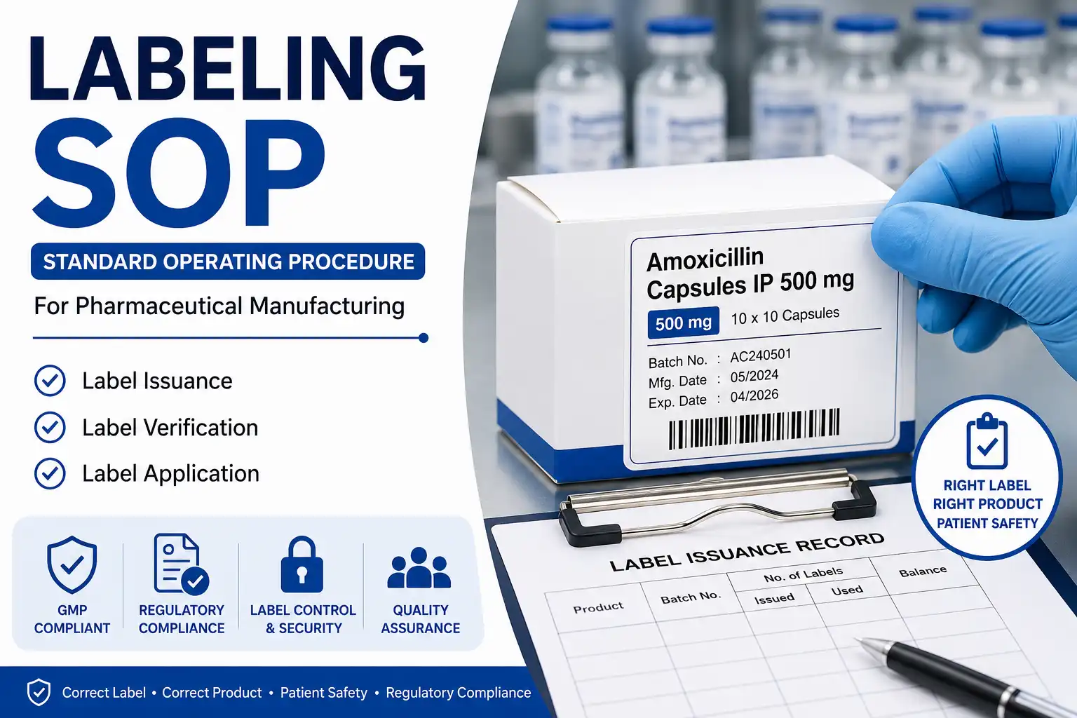 Pharmaceutical Labeling SOP