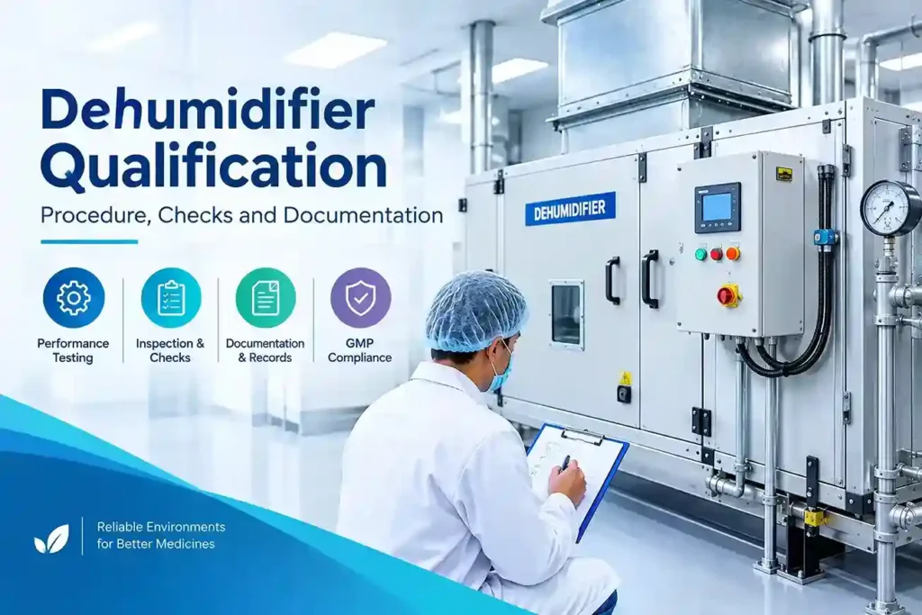 Dehumidifier Performance Qualification in pharmaceutical manufacturing